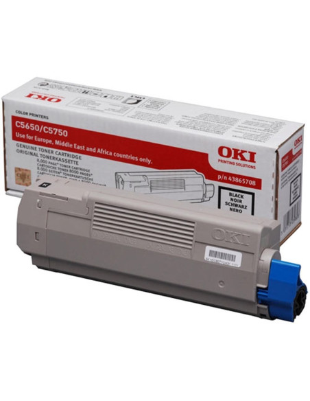 OKI Cartouche Toner C5650 Noir 8 000 pages 