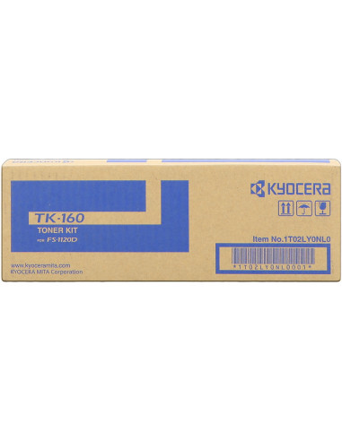 TK-160 - Toner original KYOCERA 1T02BX0EU160 noir 2 500 pages 