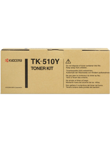 TK-510y - Toner original KYOCERA 1T02BX0EU5 jaune 8 000 pages 