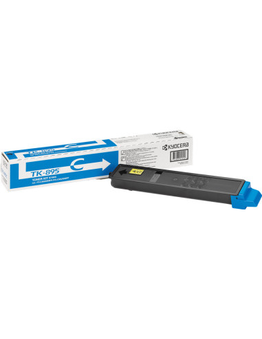 TK-895c - Toner original KYOCERA 1T02BX0EU182 cyan 6 000 pages 