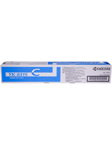 TK-8315c - Toner original KYOCERA 1T02BX0EU157 cyan 6 000 pages 