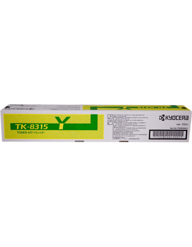 TK-8315y - Toner original KYOCERA 1T02BX0EU90 jaune 6 000 pages 