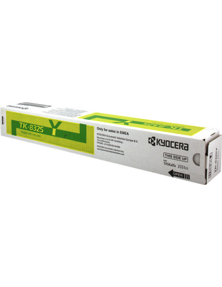 TK-8325Y - Toner original KYOCERA 1T02BX0EU67 jaune 12 000 pages 