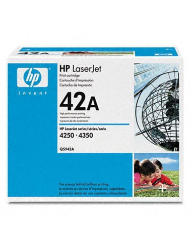 Toner HP - Q5942A - 1 x noir - 10000 pages 