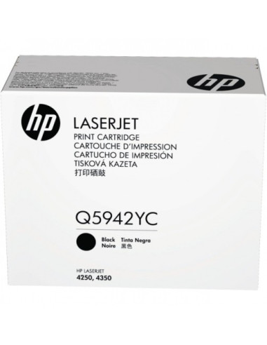 Toner HP Original - Q5942YC - 1 x noir - 23000 pages pour HP LJ 4250/4350 