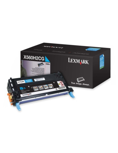 Toner Lexmark X560H2CG Cyan - 10000 pages 