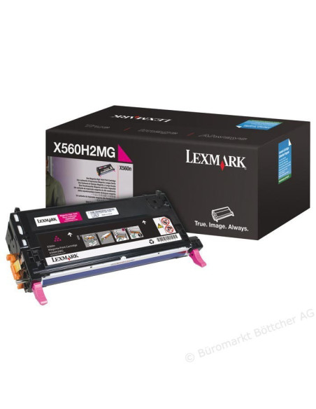 Toner Lexmark X560H2MG magenta - 10000 pages 