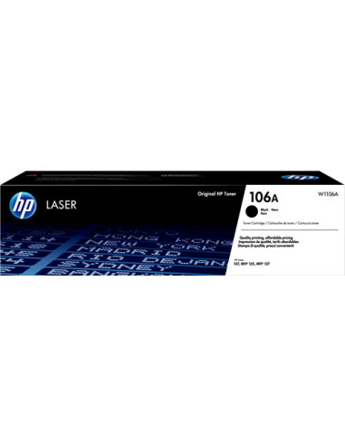 W1106A - Toner original HP 106A Noir 1000 pages 
