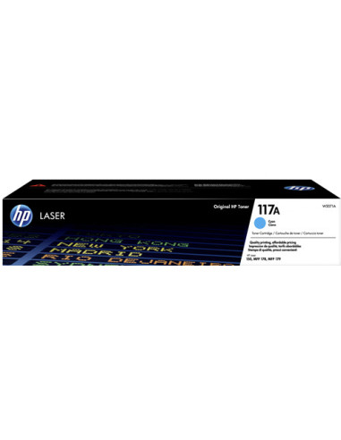 W2071A - Toner original HP 117A Cyan 700 pages 