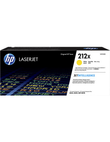 W2122X - Toner original HP 212X Jaune 10000 pages 