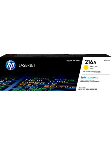 W2412A - Toner original HP 216A Jaune 850 pages 