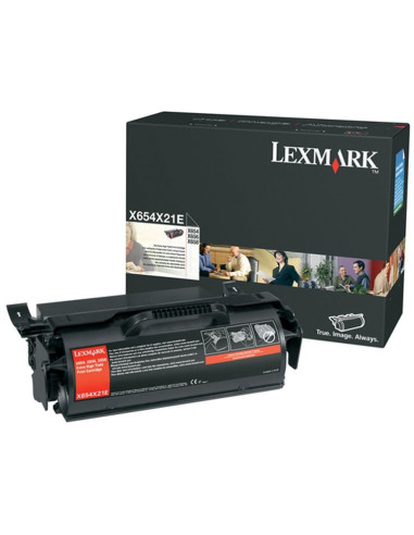 X654X31E ou X654X11E - Toner Noir original Lexmark - 36000 pages 