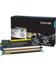 X746A1YG - Toner Jaune original Lexmark - 7000 pages 