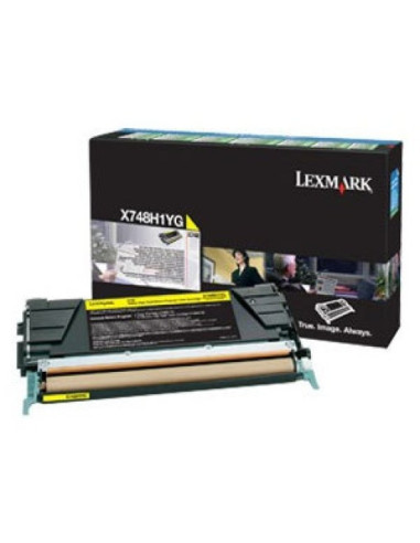 X748H1YG - Toner Jaune original Lexmark 10000 pages 