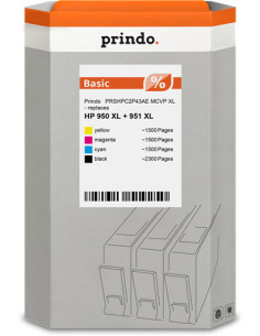 PACK 4 Cartouches Compatible avec HP OfficeJet Pro 251/86xx/8100/276 référence C2P43AE-R