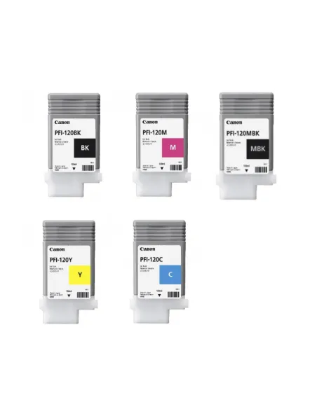 PFI-120 Pack de 5 cartouches Originales Canon 130ml TM-300