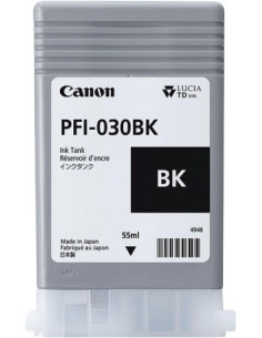 PFI-030bk - Cartouche d'encre Originale Canon Noir - 55 ml 