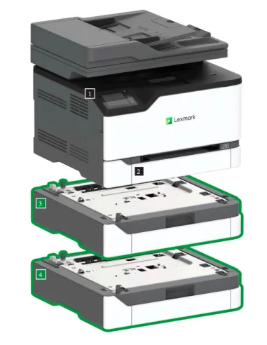 LOCATION LEXMARK XC2326 IMPRIMANTE A4 COULEUR MULTIFONCTIONS SUR 5 ANS