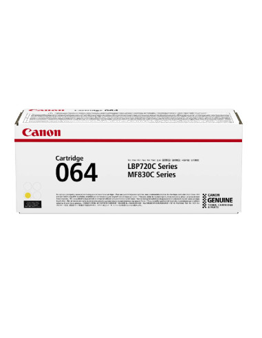 4931C001 - Toner 064 Jaune Pour LBP 722 CDW - MF 832 CDW capacité 5000 pages 