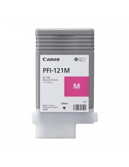 PFI-121M CARTOUCHE ORIGINALE CANON MAGENTA - 130 ML POUR TM350