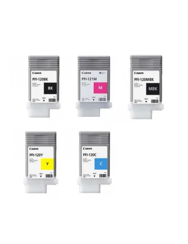 Pack de 5 cartouches originales Canon 130ml pour TM-350 et TM-355