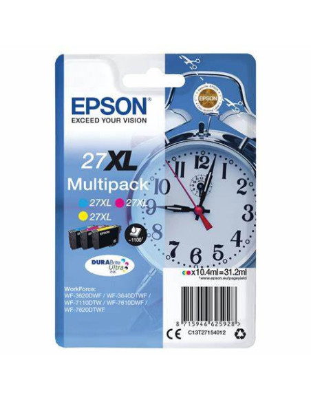 C13T27154012 Epson 27XL Multipack - 3 cartouches d'encre couleur