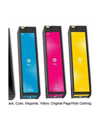 Pack 4 Couleurs HP 991X – Cartouches PageWide Haute Capacité