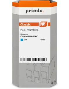 Cartouche d'encre Cyan Compatible Canon PFI-030C 55ml Classic