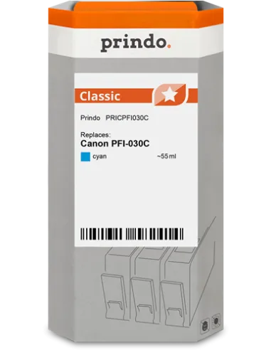 Cartouche d'encre Cyan Compatible Canon PFI-030C 55ml Classic