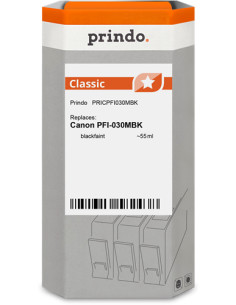 Cartouche d'encre Noir Matt PFI-030MBK Compatible Canon 55ml