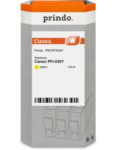 Cartouche d'encre Jaune PFI-030Y Canon Compatible 55ml Classic