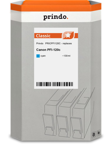 Cartouche d'encre cyan compatible Canon PFI-120C 130ml Classic