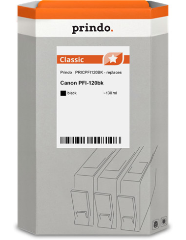 Cartouche CANON Compatible PFI-120BK Noir 130ml pour Imprimante