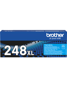 Toner BROTHER original Cyan TN-248XLC 2300 pages pour imprimante 