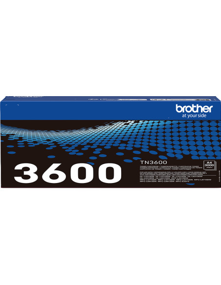 Toner BROTHER original TN-3600 Noir - 3000 pages impressionnants 