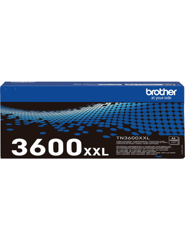 Toner BROTHER original TN-3600XXL Noir - 11000 pages pour impressions pro 
