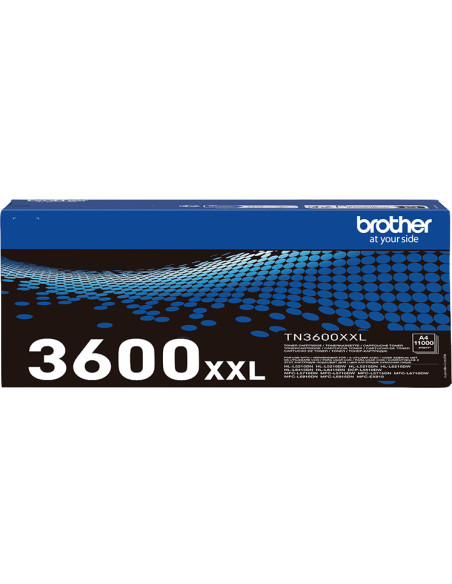 Toner BROTHER original TN-3600XXL Noir - 11000 pages pour impressions pro 