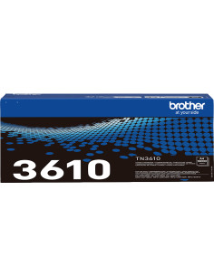 Toner Brother original TN-3610 Noir - 18000 pages pour impression hautement qualitative 
