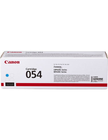Toner CANON original 054 c Cyan 3023C002 - 1200 pages imprimables 
