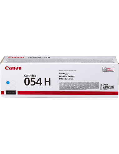 Toner CANON original 054 hc Cyan 3027C002 jusqu'à 2300 pages 