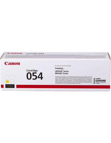 Toner CANON original Jaune 054 y 3021C002 - 1200 Pages 54 y 