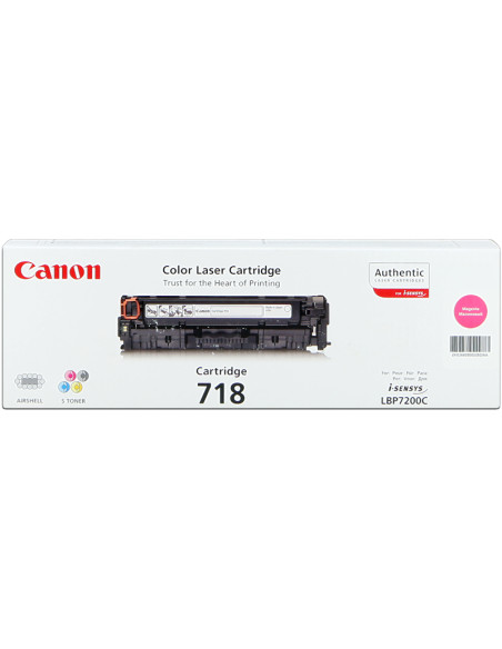 Toner CANON original 718 M Magenta 2660B002 - 2900 pages 