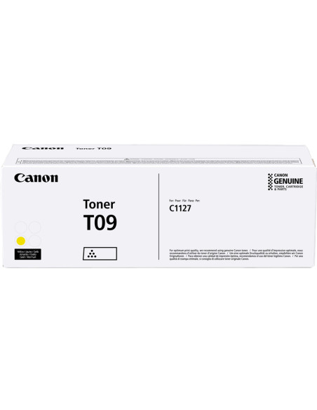 Toner CANON original Jaune T09 y 3017C006 - 5900 Pages 