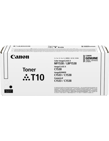 Toner CANON original T10 bk 4566C001 pour 13000 pages 