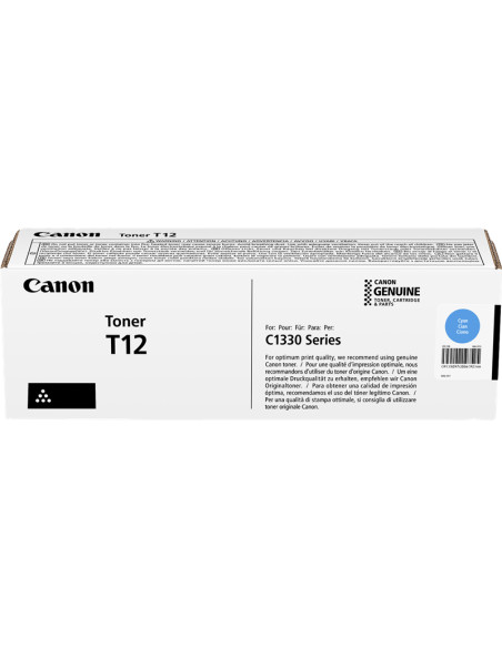 Toner CANON original T12 c Cyan 5097C006 - 5300 pages 
