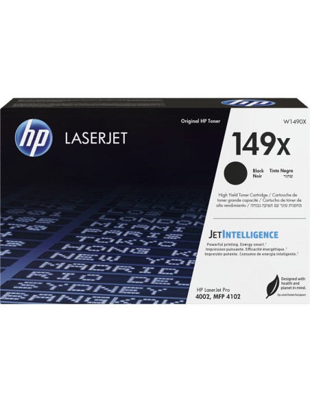 Toner HP original W1490X Noir 149X - 9500 pages en impression 