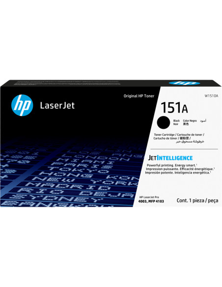 Toner HP original W1510A 151A Noir - 3050 pages - Qualité professionnelle 