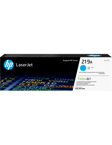 Toner HP original W2191A Cyan - 1200  219A pour Impression de Qualité 