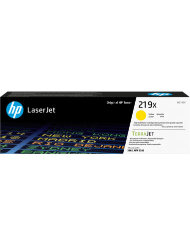 Toner original HP Jaune W2192X 219X - 2500 pages de qualité 