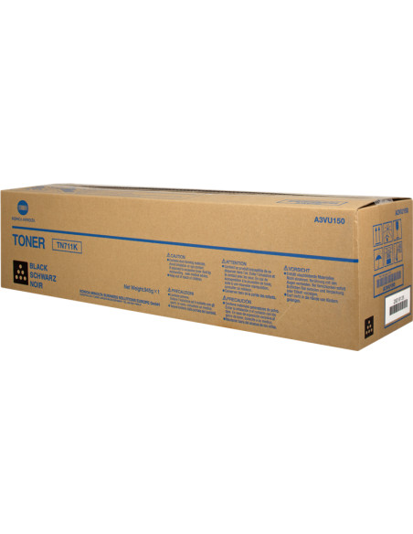 Toner original Konica Minolta A3VU150 TN711K Noir - 47200 Pages 